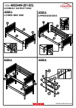 Preview for 4 page of Coaster 460244N Assembly Instructions Manual