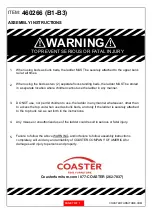 Preview for 7 page of Coaster 460266 Assembly Instructions Manual