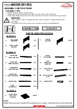 Preview for 2 page of Coaster 460359 Assembly Instructions Manual