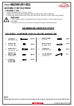 Preview for 3 page of Coaster 460359 Assembly Instructions Manual