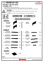 Preview for 2 page of Coaster 460360 Assembly Instructions Manual