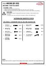 Preview for 3 page of Coaster 460360 Assembly Instructions Manual