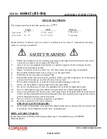 Preview for 6 page of Coaster 460442 Assembly Instructions Manual