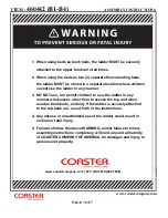 Preview for 7 page of Coaster 460442 Assembly Instructions Manual