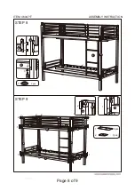 Preview for 8 page of Coaster 460471T Assembly Instruction Manual