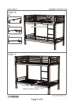 Preview for 9 page of Coaster 460471T Assembly Instruction Manual