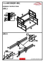 Preview for 5 page of Coaster 461252 Assembly Instructions Manual