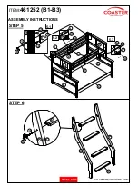 Preview for 6 page of Coaster 461252 Assembly Instructions Manual