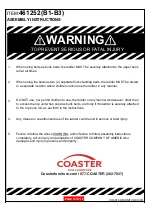 Preview for 10 page of Coaster 461252 Assembly Instructions Manual