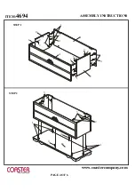 Preview for 4 page of Coaster 4694 Assembly Instructions Manual