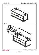 Preview for 5 page of Coaster 4694 Assembly Instructions Manual