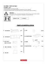 Preview for 2 page of Coaster 500727 Assembly Instructions Manual