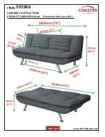 Preview for 3 page of Coaster 503966 Assembly Instructions