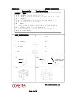 Preview for 2 page of Coaster 504203 Assembly & Instruction Manual