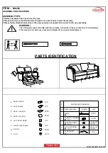 Preview for 2 page of Coaster 506252 Assembly Instructions