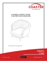 Coaster 506863 Assembly Instructions предпросмотр