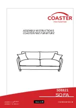 Coaster 508821 Assembly Instructions предпросмотр