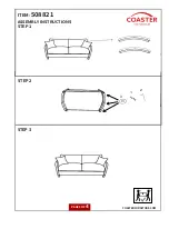 Preview for 3 page of Coaster 508821 Assembly Instructions