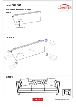 Preview for 3 page of Coaster 509361 Assembly Instructions