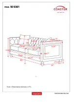 Preview for 4 page of Coaster 509361 Assembly Instructions