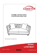 Coaster 509362 Assembly Instructions preview