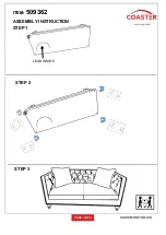 Preview for 3 page of Coaster 509362 Assembly Instructions