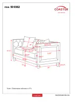 Preview for 4 page of Coaster 509362 Assembly Instructions