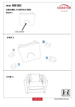 Предварительный просмотр 3 страницы Coaster 509363 Assembly Instructions