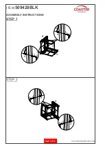 Preview for 4 page of Coaster 509428BLK Assembly Instructions Manual