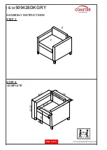 Preview for 5 page of Coaster 509428DKGRY Assembly Instructions Manual