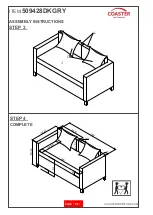 Preview for 7 page of Coaster 509428DKGRY Assembly Instructions Manual