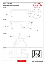 Preview for 3 page of Coaster 509781 Assembly Instructions