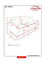 Preview for 4 page of Coaster 509781 Assembly Instructions