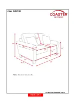 Preview for 4 page of Coaster 509782 Assembly Instructions