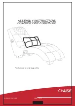 Preview for 1 page of Coaster 550018 Assembly Instructions