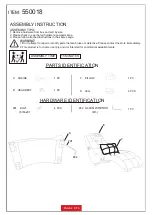 Preview for 2 page of Coaster 550018 Assembly Instructions