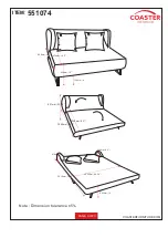 Preview for 3 page of Coaster 551074 Assembly Instruction