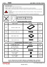 Preview for 2 page of Coaster 5880 Assembly Instructions