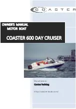 Coaster 600 DAY CRUISER 15 Owner'S Manual preview