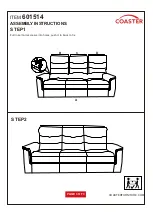 Preview for 3 page of Coaster 601514 Assembly Instructions