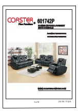 Coaster 601742P Assembly Instruction preview