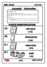 Preview for 2 page of Coaster 601742P Assembly Instruction