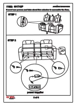 Preview for 3 page of Coaster 601742P Assembly Instruction