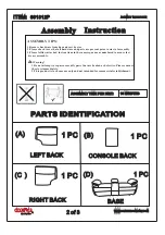 Preview for 2 page of Coaster 601812P Assembly Instruction