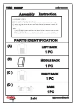 Preview for 2 page of Coaster 602302P Assembly Instruction