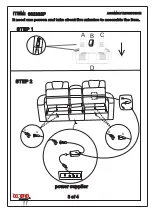 Preview for 3 page of Coaster 602302P Assembly Instruction