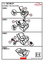 Preview for 3 page of Coaster 602563P Assembly Instructions