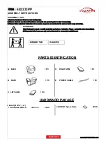 Preview for 2 page of Coaster 603333PP Assembly Instructions