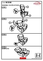 Preview for 3 page of Coaster 603506 Assembly Instructions