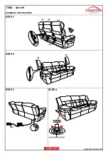 Предварительный просмотр 3 страницы Coaster 609141P Assembly Instructions